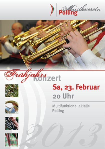 Flyer Frühjahrskonzert 2013